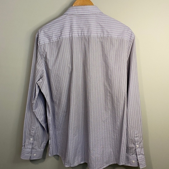 Calvin Klein Pin Striped Men's Button-up Shirt Size XL - Picture 5 of 11